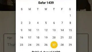 Hijri Date converter screenshot