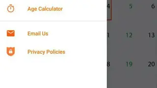 Hijri Islamic and Gregorian Calendar screenshot