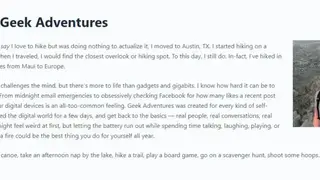 Hiking with Geeks screenshot