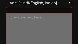 Hindi Text To Speech screenshot