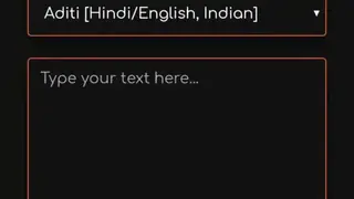 Hindi Text To Speech (Hindi TTS) screenshot