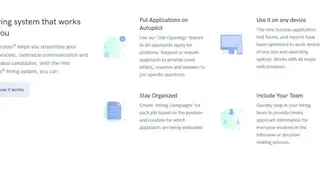 Hire Success screenshot