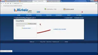 Histats screenshot