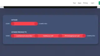 Hitask screenshot