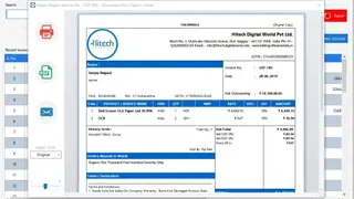 Hitech BillSoft screenshot