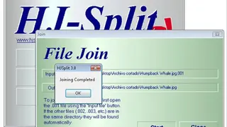 HJSplit screenshot