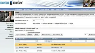 Homecare Homebase screenshot