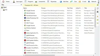 HomeGuard Activity Monitor screenshot