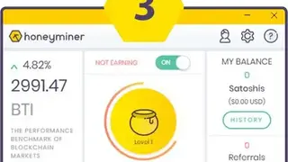Honeyminer screenshot