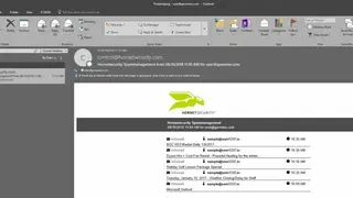 Hornetsecurity Spamfilter screenshot