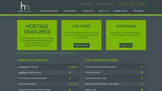 HostMonster screenshot