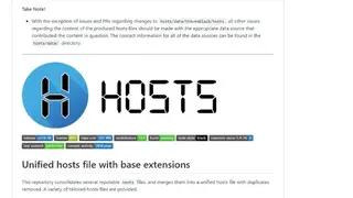 Hosts by Steven Black screenshot