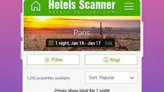 Hotels Scanner screenshot