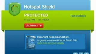 Hotspot Shield screenshot