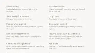 Hourglass screenshot