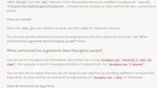 Hourglass screenshot