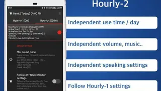 Hourly Reminder Alarm Pro screenshot