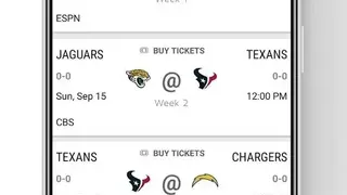 Houston Texans Mobile App screenshot