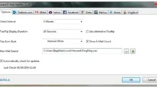 Howard Email Notifier screenshot