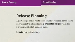 HP Agile Manager screenshot