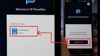 HP PhoneWise screenshot