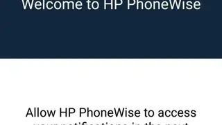 HP PhoneWise screenshot