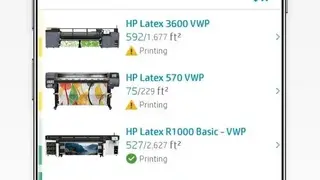 HP PrintOS for PSP screenshot