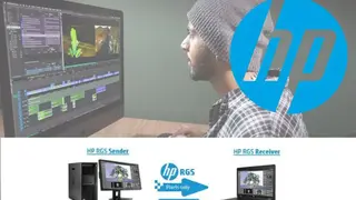 HP Remote Graphics Software screenshot