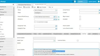 HP Service Manager screenshot