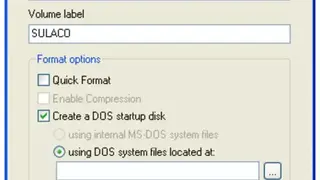HP USB Disk Storage Format Tool screenshot
