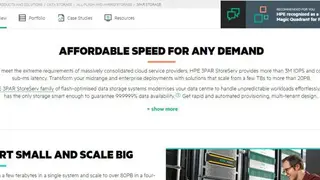 HPE 3PAR Flash Storage screenshot