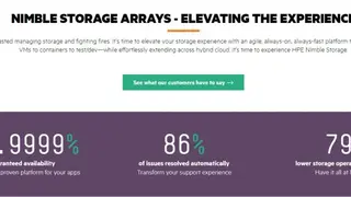 HPE Nimble Storage screenshot