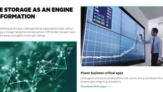 HPE Nimble Storage screenshot