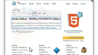 HTML 5 WYSIWYG Editor screenshot