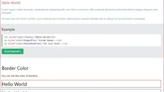 HTML COLORS screenshot