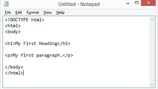 HTML Notepad screenshot