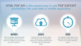 HTML PDF API screenshot