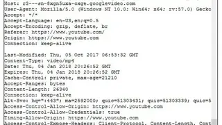 HTTP Header Live screenshot