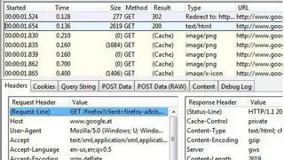 HttpFox screenshot