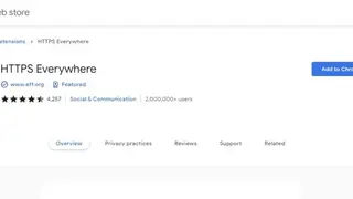 HTTPS Everywhere screenshot
