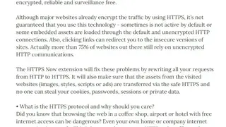 HTTPS Now screenshot