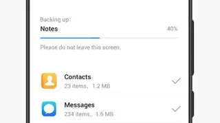 Huawei Backup screenshot