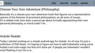Hubski screenshot