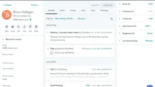 HubSpot CRM screenshot
