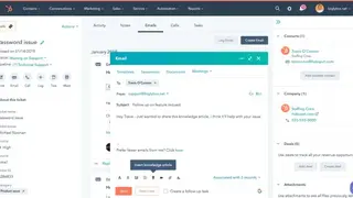 HubSpot Service Hub screenshot