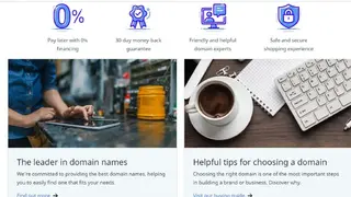 HugeDomains screenshot