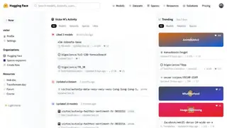 Hugging Face screenshot