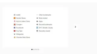 Humble New Tab Page screenshot