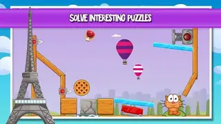Hungry cat: physics puzzle game screenshot