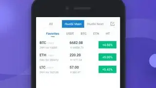 Huobi screenshot